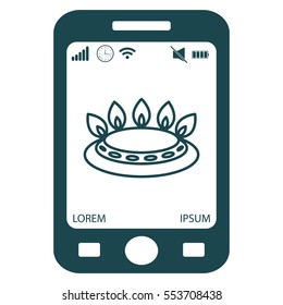 gas burner icon. vector design
