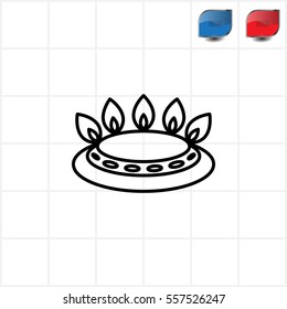 gas burner icon. vector design