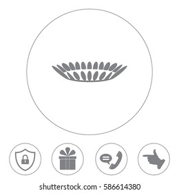 gas burner icon. vector design