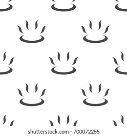 Gas burner seamless pattern. Vector illustration for backgrounds