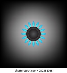gas burner gas stove. icon. vector design