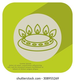 gas burner gas stove. icon. vector design