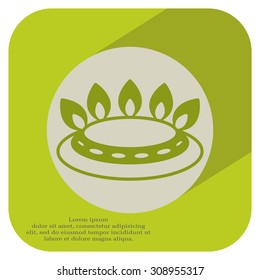 gas burner gas stove. icon. vector design
