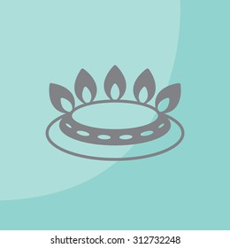 gas burner gas stove. icon. vector design