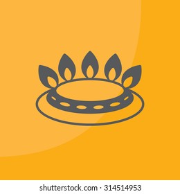 gas burner gas stove. icon. vector design