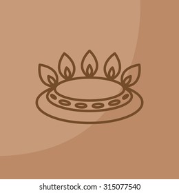 gas burner gas stove. icon. vector design