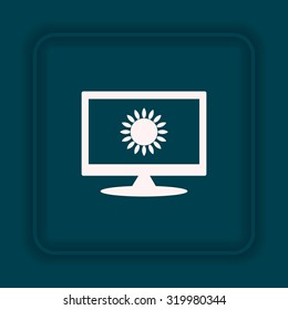 gas burner gas stove. icon. vector design