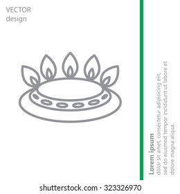 gas burner gas stove. icon. vector design