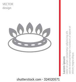 gas burner gas stove. icon. vector design