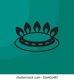 gas burner gas stove. icon. vector design