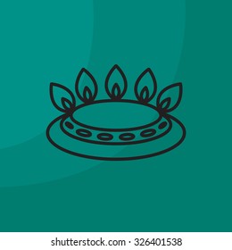 gas burner gas stove. icon. vector design