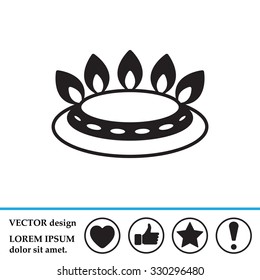 gas burner gas stove. icon. vector design