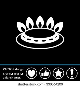 gas burner gas stove. icon. vector design