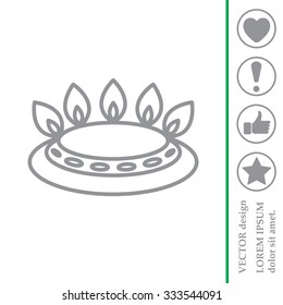 gas burner gas stove. icon. vector design
