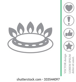 gas burner gas stove. icon. vector design