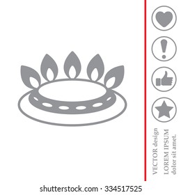 gas burner gas stove. icon. vector design