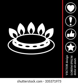 gas burner gas stove. icon. vector design