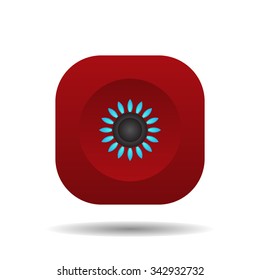 gas burner gas stove. icon. vector design