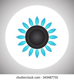 gas burner gas stove. icon. vector design
