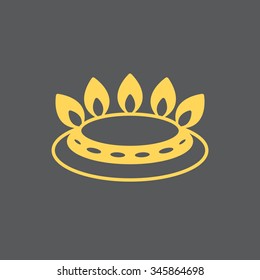 gas burner gas stove. icon. vector design