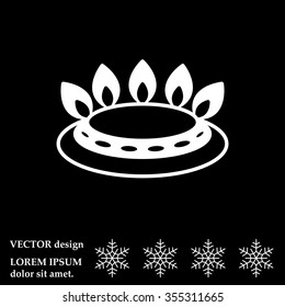 gas burner gas stove. icon. vector design