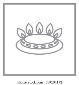 gas burner gas stove. icon. vector design