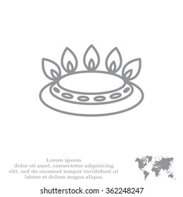 gas burner gas stove. icon. vector design