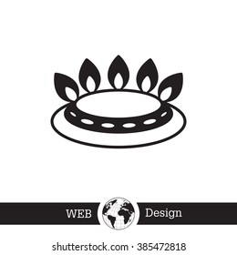 gas burner gas stove. icon. vector design