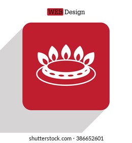 gas burner gas stove. icon. vector design