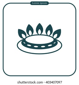 gas burner gas stove. icon. vector design