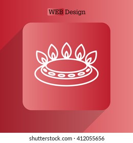 gas burner gas stove. icon. vector design