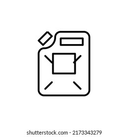 icono de trazo modificable de gas, icono de trazo inteligente