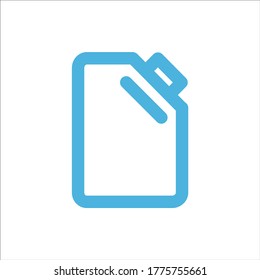 gas can icon flat vector logo design trendy illustration signage symbol graphic simple