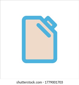 gas can icon flat vector logo design trendy illustration signage symbol graphic simple