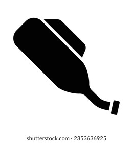 Gas Can Vector Glyph Icon For Personal And Commercial Use.
