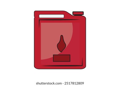Gráficos de ilustração de vetor de cana de gás para web e design de aplicativo, marketing, publicidade, branding e impressão ou mockups de mídia digital.