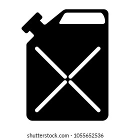 Gas canister. Simple vector illustration. Icon.