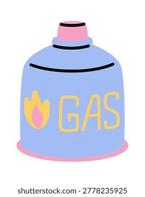 Gas canister and valve