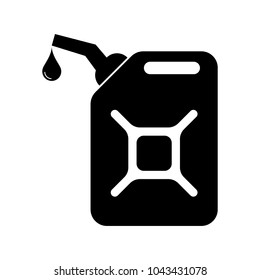 Gas canister vector icon.