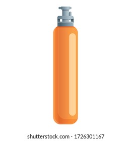 Gas container icon. Cartoon of gas container vector icon for web design isolated on white background