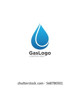 Gas Creative Concept Logo Design Template