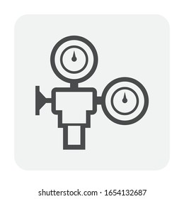 Gas cutting tools vector icon design.
