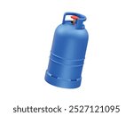 Gas cylinder 3d icon rendering illustration