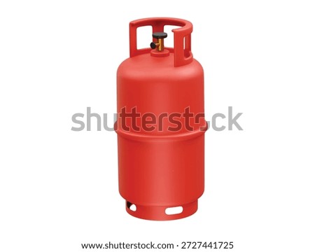 Gas cylinder icon 3d render illustration