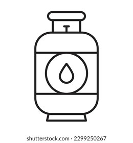 Gas Cylinder Icon Design For Personl And Commercial Use