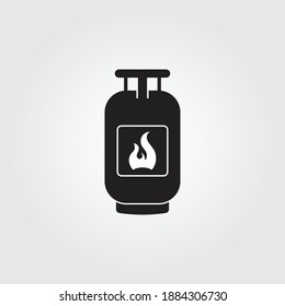 Design-Vektorgrafik von Gasflaschen für mehrere Anwendungen 