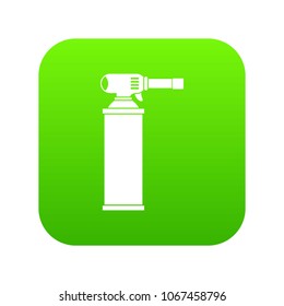 Gas cylinder icon digital green for any design isolated on white vector illustration