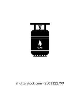 Gas Cylinder Icon vector design.