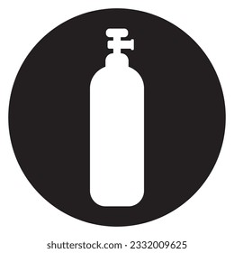 Zylindersymbol Vektorgrafik-Logo