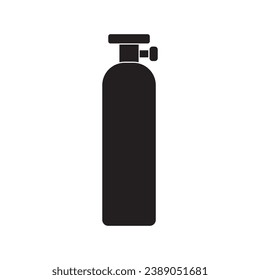 Gas cylinder logo icon, vector illustration design